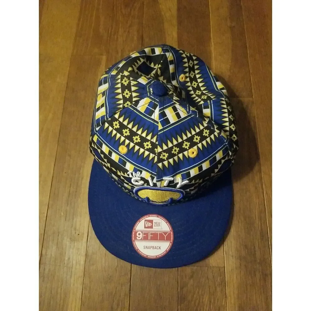 New Era Golden State Warriors 9Fifty The City NBA Snapback Hat Hardwood Classics